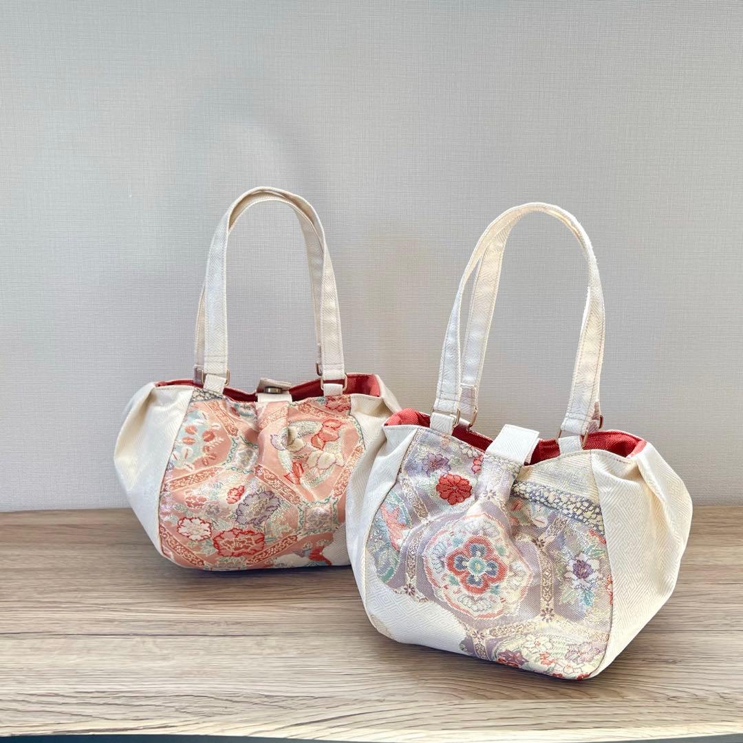 専用ページ！和モダン 帯リメイクバッグ 和装バッグ ハンドバッグ