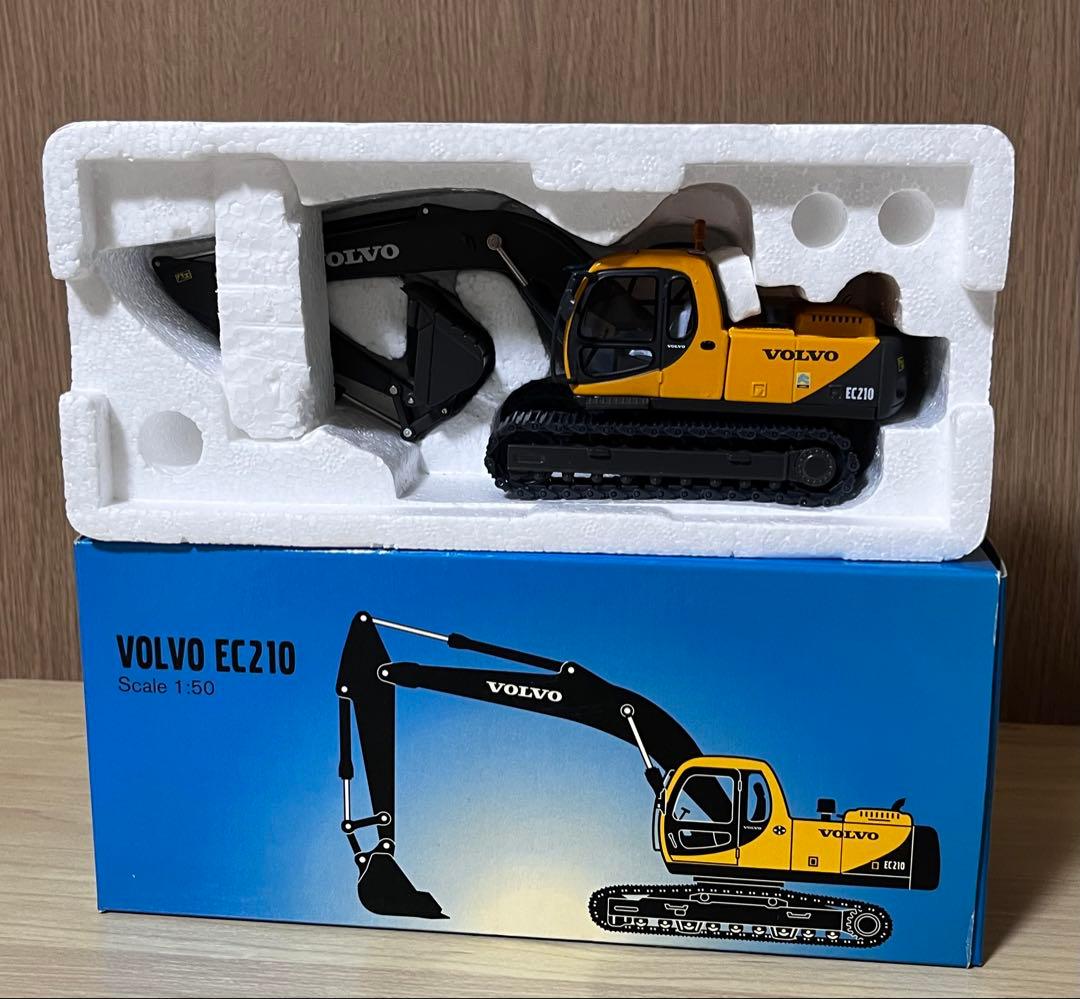 建機 VOLVO EC210 油圧ショベル 1/50 ミニチュア おまけ付き！