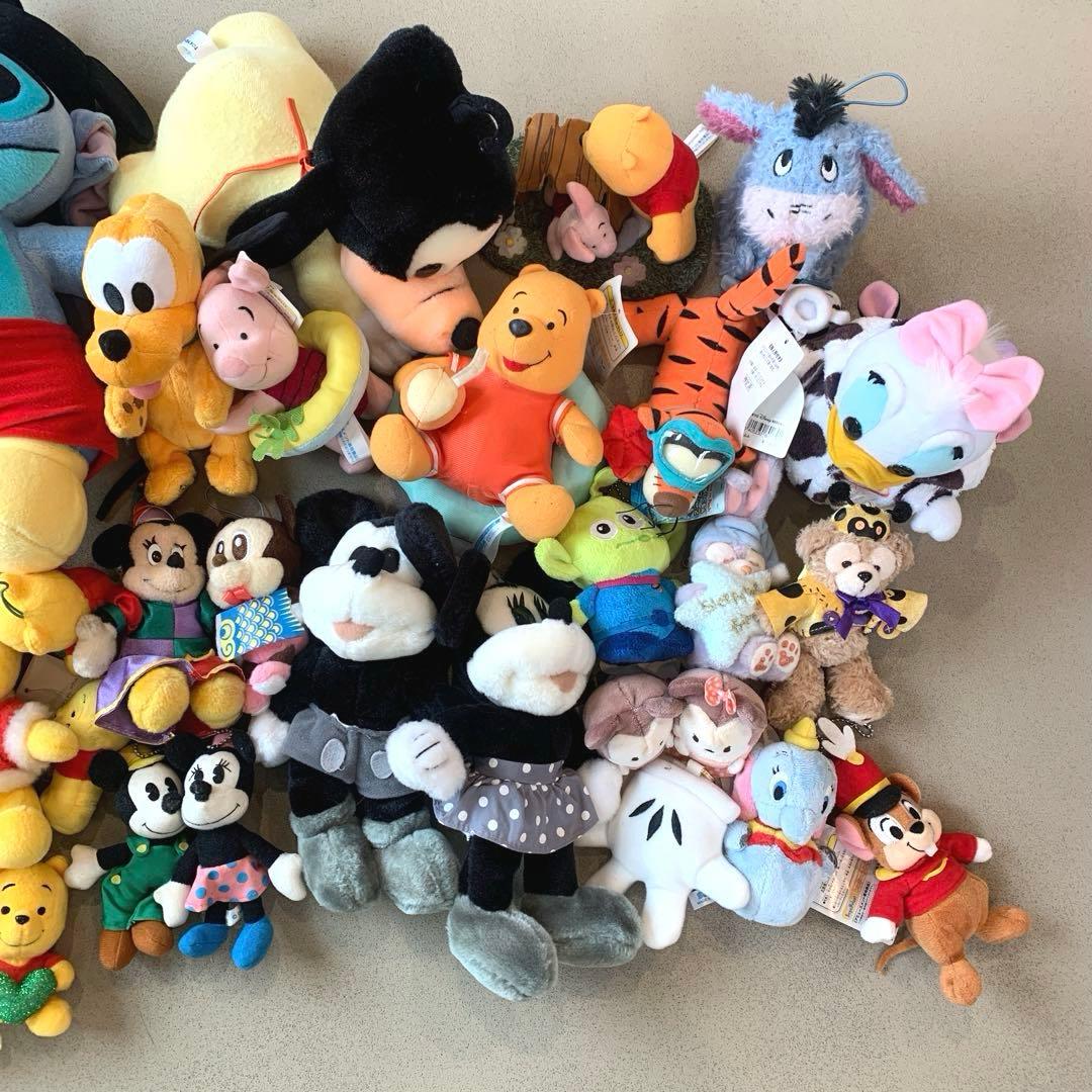 ディズニー　ぬいぐるみ　マスコット　キーホルダー　まとめ売り