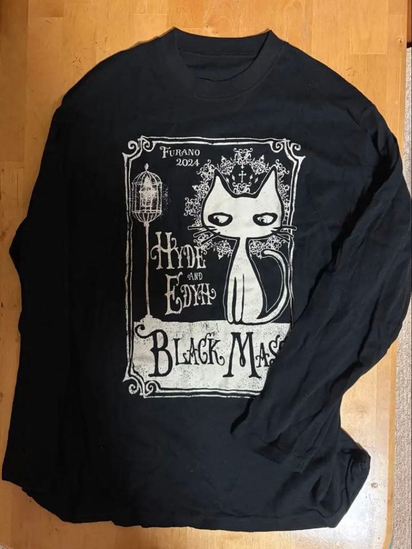 HYDE 黒ミサ 富良野 2024 エディ ロングスリーブTシャツ　ロンT M