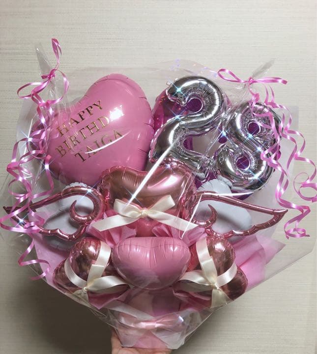 バルーンギフト　推し　バルーンアレンジ  誕生日　生誕祭　成人式