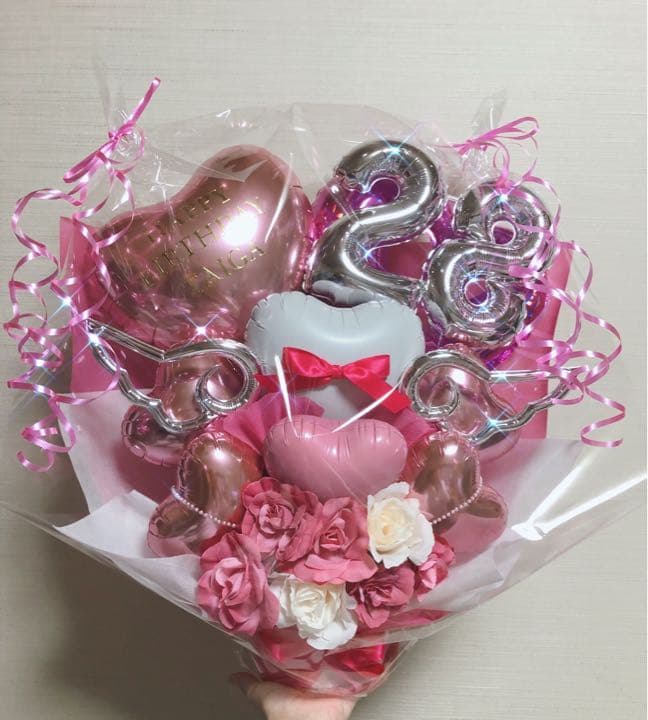 バルーンギフト　推し　バルーンアレンジ  誕生日　生誕祭　成人式