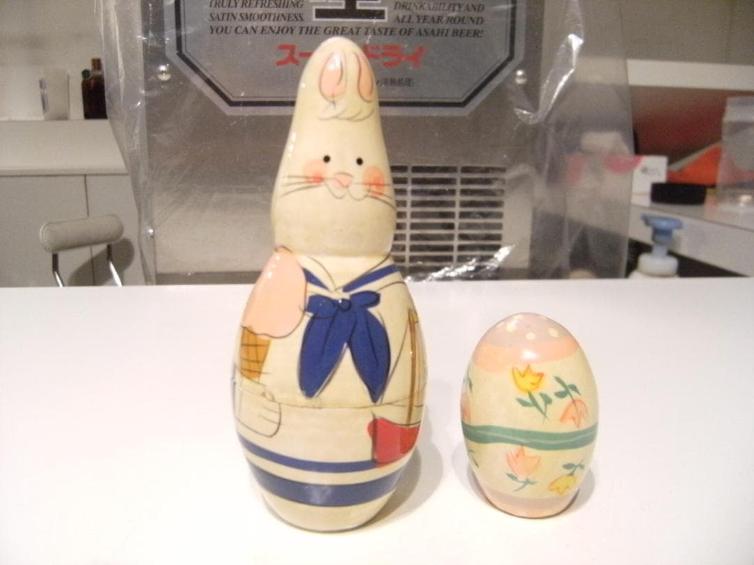 ロシア★ハンドメイド 不思議の国のアリス ラビット うさぎ マトリョーシカ 人形