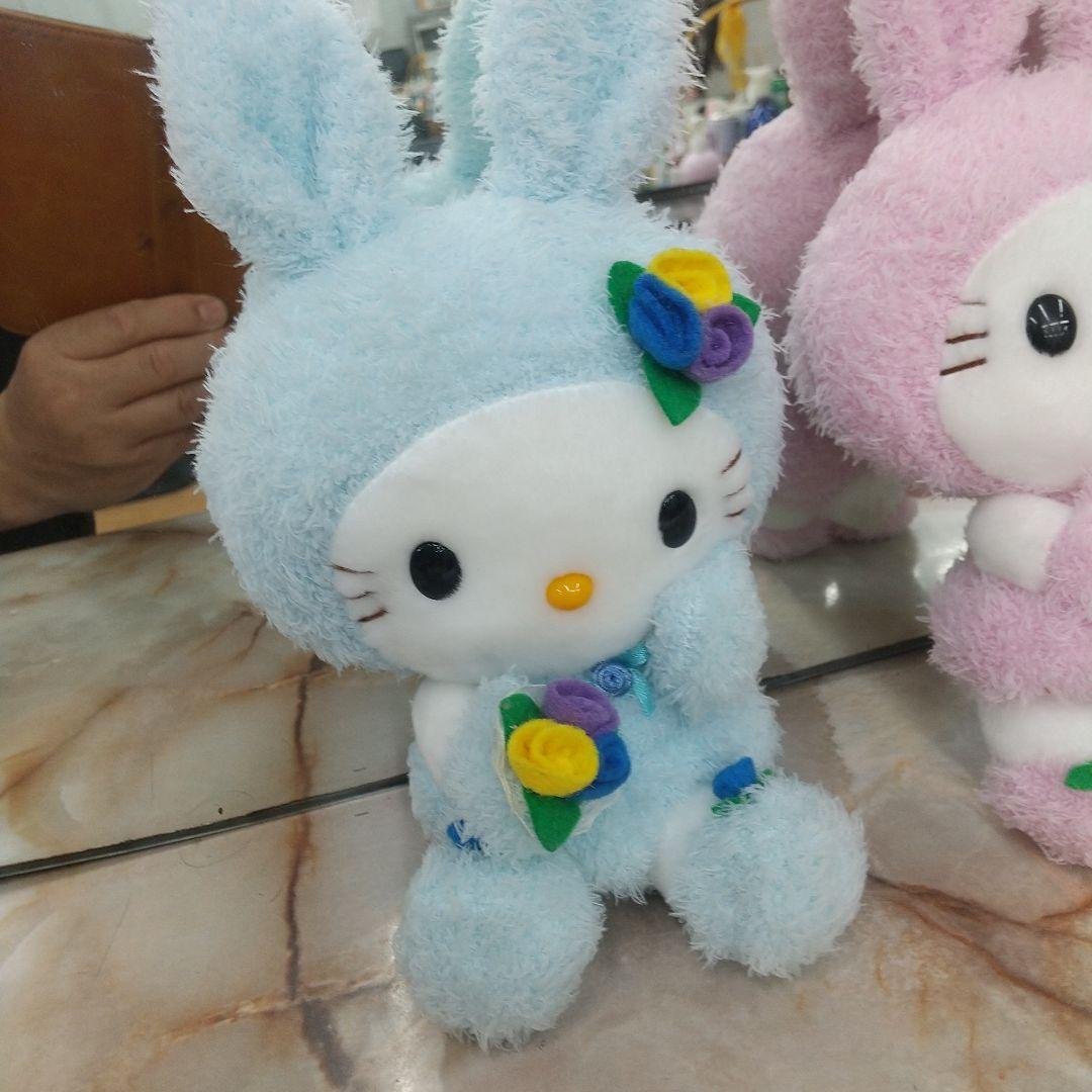 東京キティ原宿クレープぬいぐるみマスコット キティちゃん ぬいぐるみ2体セット