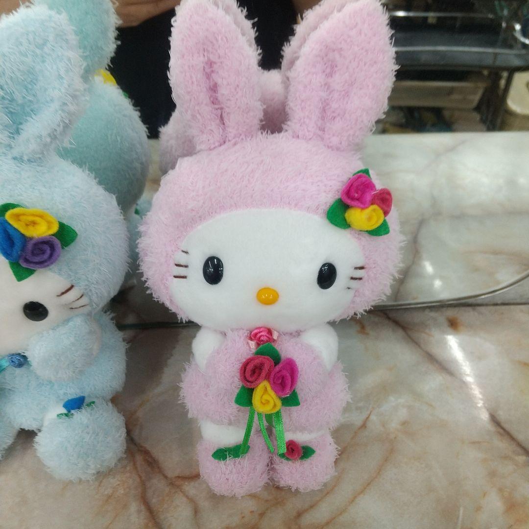 東京キティ原宿クレープぬいぐるみマスコット キティちゃん ぬいぐるみ2体セット