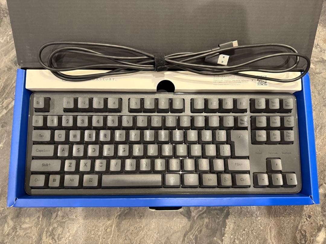 エレコム メカニカルキーボード Leggero 静音赤軸 有線 ブラック