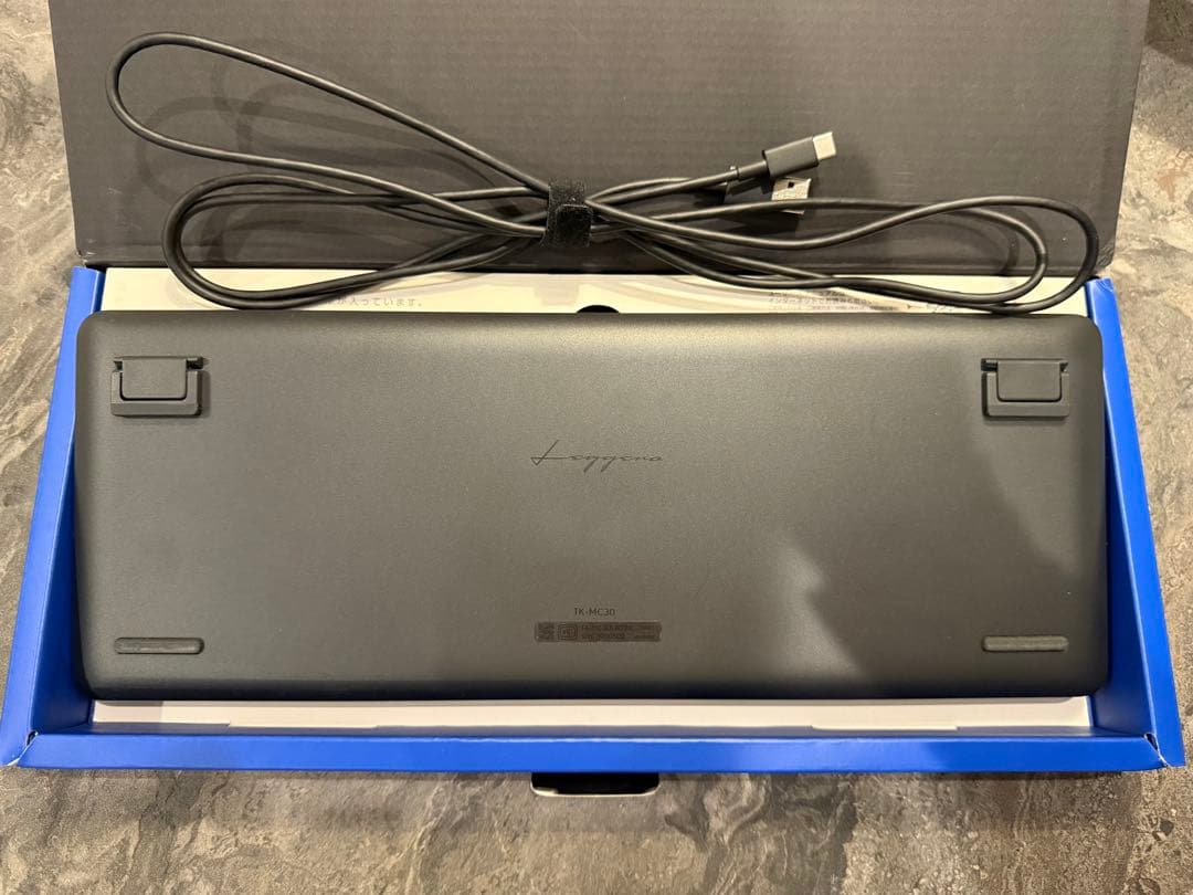 エレコム メカニカルキーボード Leggero 静音赤軸 有線 ブラック