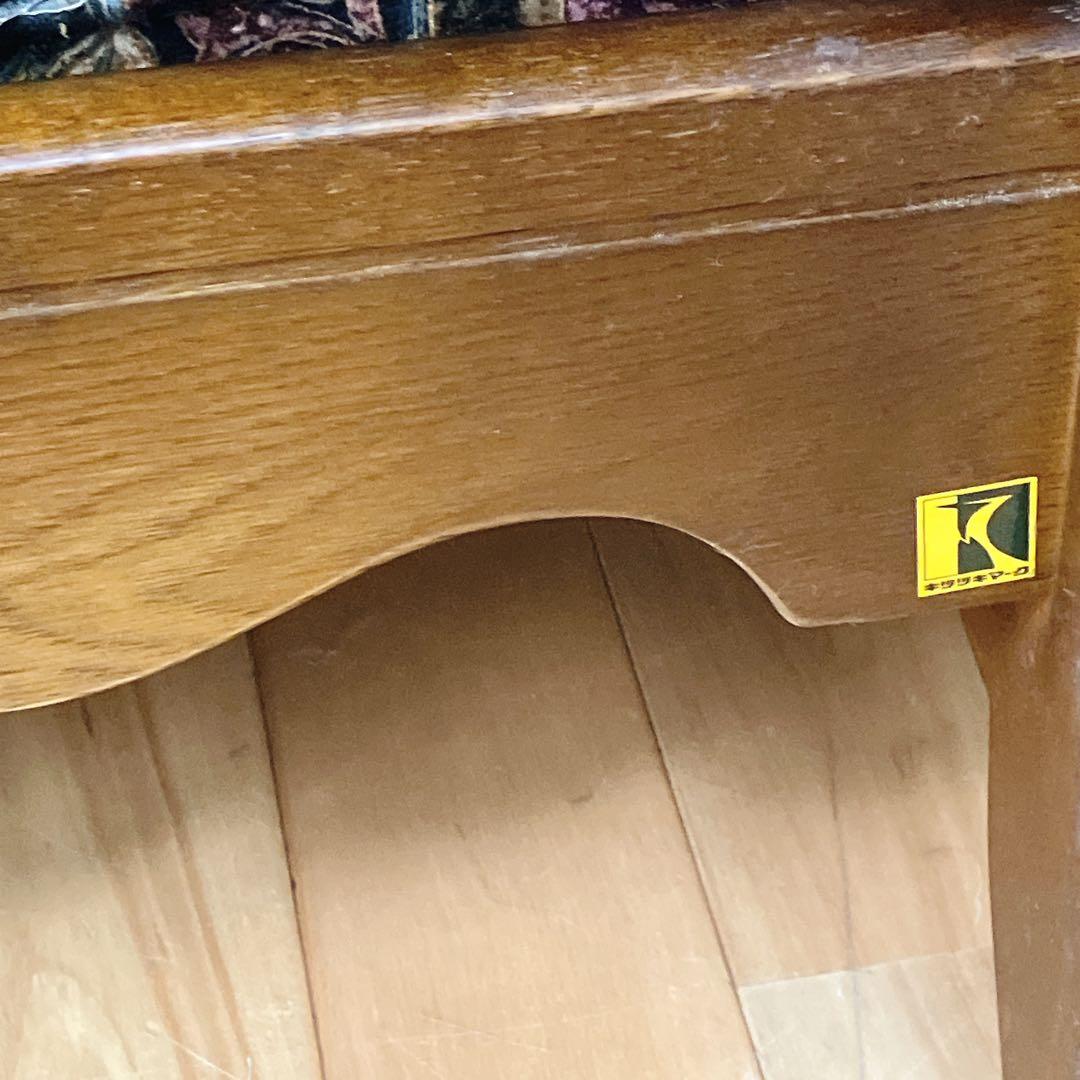 美品　飛騨産業　キツツキ　穂高　花柄　2人掛けソファ　2P、二人掛け　定価24万