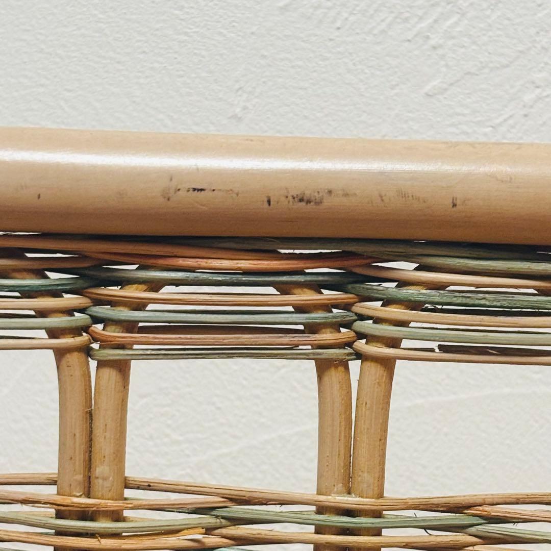 ラタン収納ラック 引き出し4杯 籐家具 ナチュラル 棚