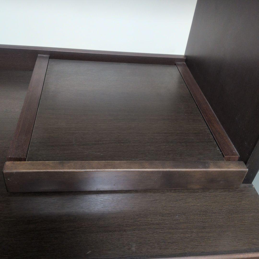 大川家具 オーク木製高級食器棚 キッチンボード キッチン収納 レンジ台