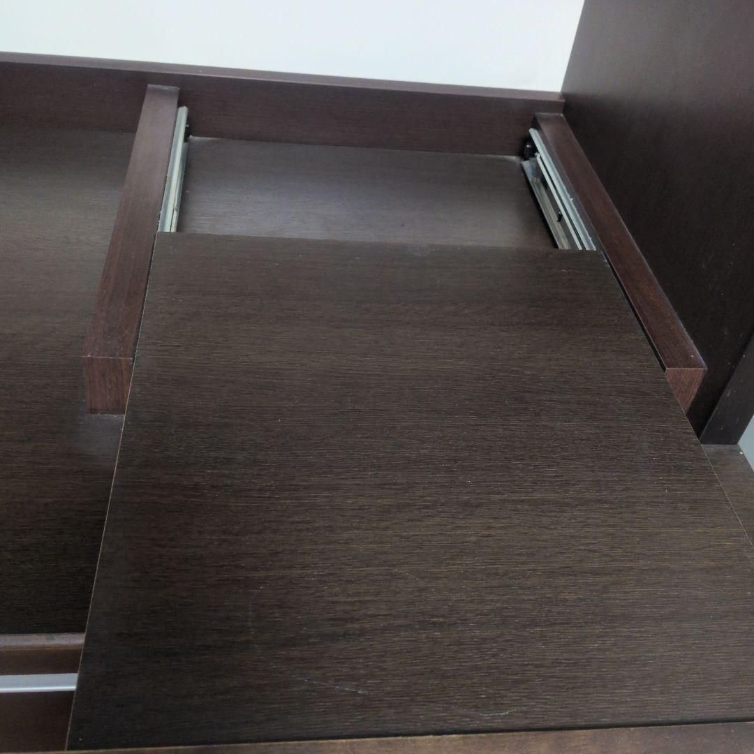 大川家具 オーク木製高級食器棚 キッチンボード キッチン収納 レンジ台