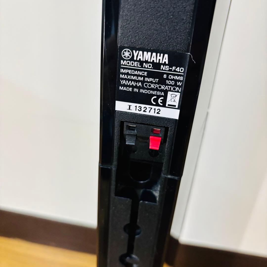 YAMAHAスリムタワースピーカー NS-F40 ブラック 2台セット