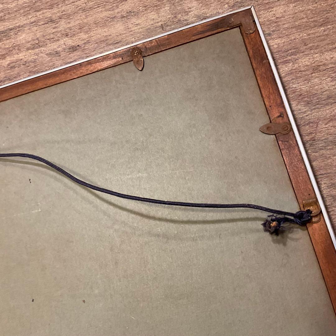 中西利雄 薔薇 油彩 薔薇 ばら バラ 古い油絵 キャンバス 額装品