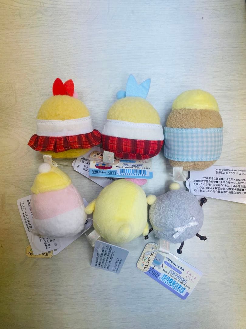 すみっこぐらし てのりぬいぐるみセット