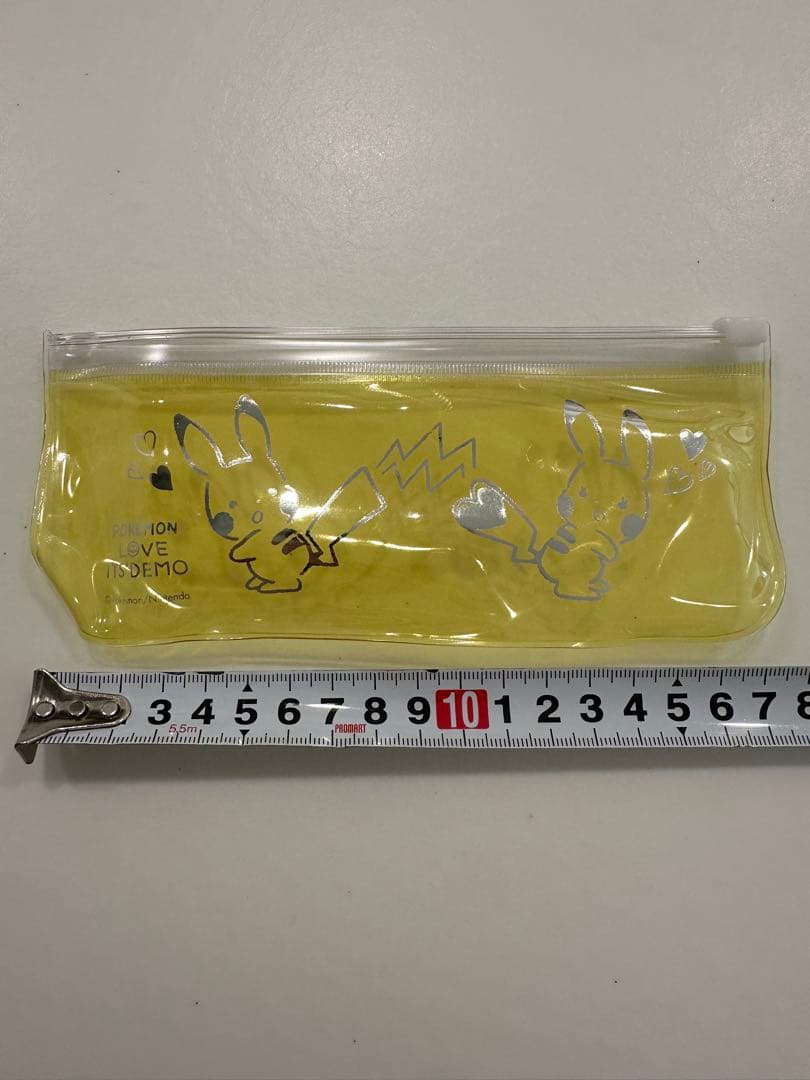 イッツデモ　ポケモン　電気ポケモンとピカチュウのクリップ　ペンケース　2点セット