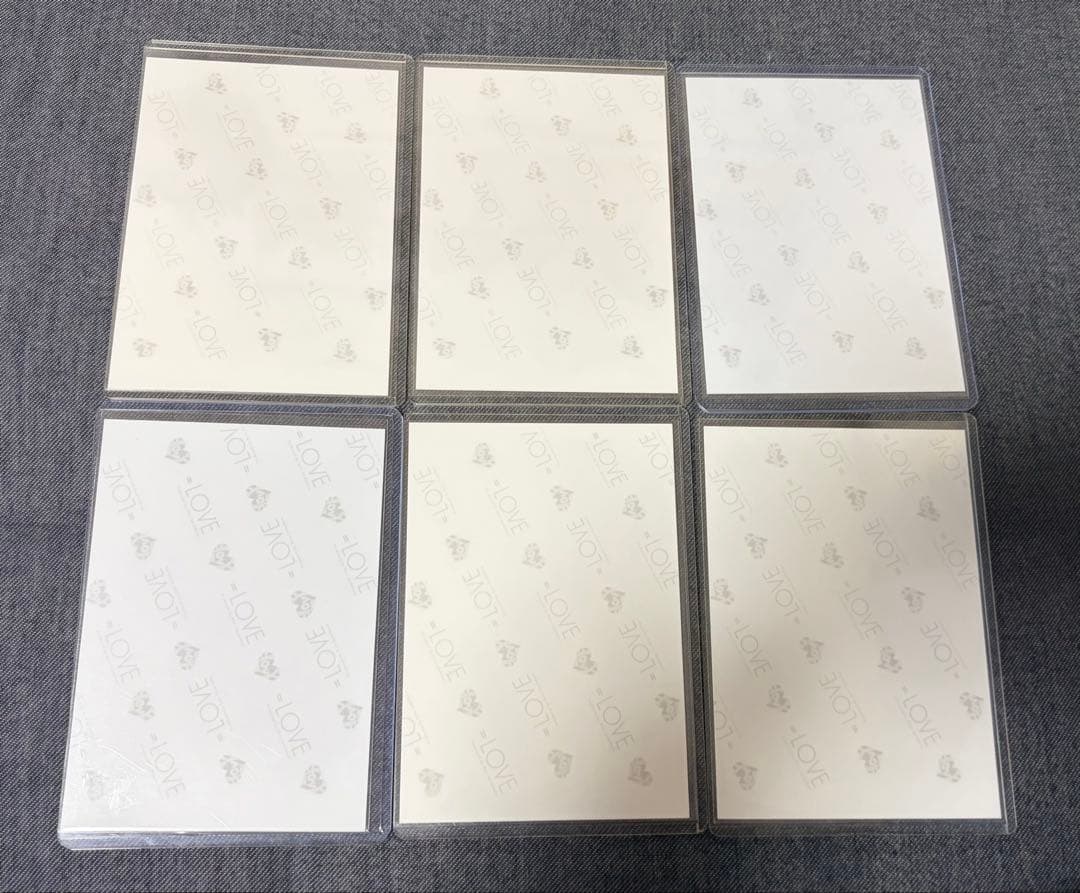 ＝LOVE 音嶋莉沙 生写真 直筆6枚セット