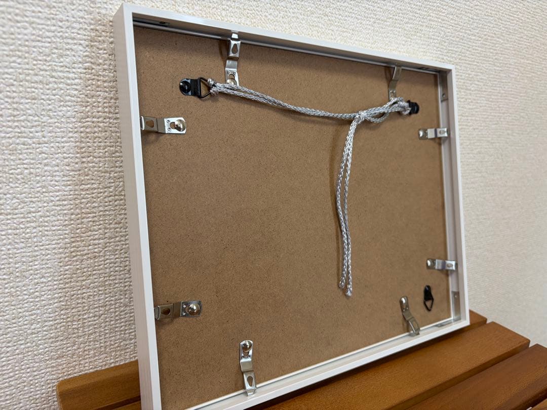油絵　パラソル　原画　フレーム付き
