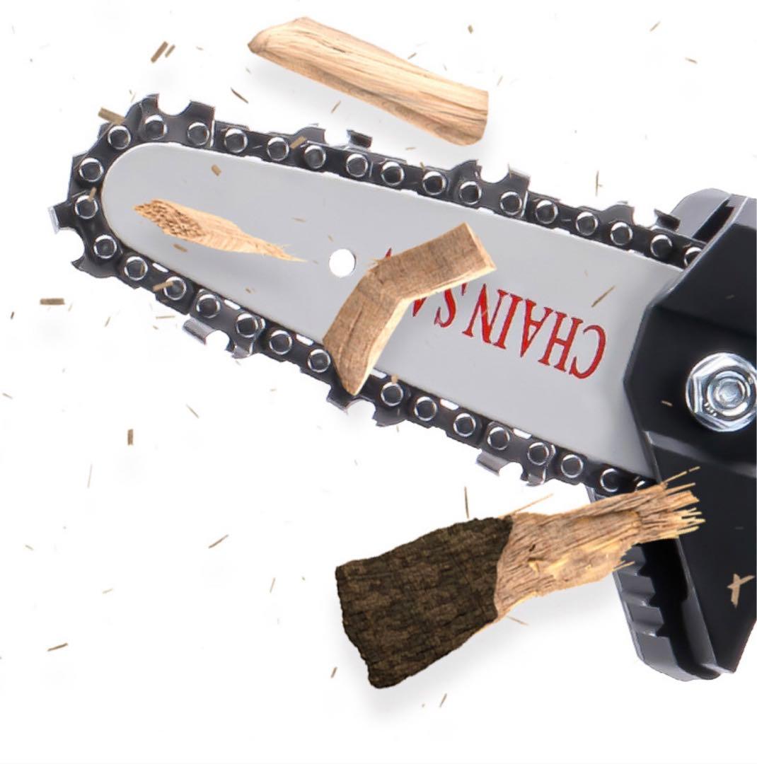 プロ充電片手電気チェンーソー果樹剪定ハサミ88V 超大 バッテリーセット家庭用薪