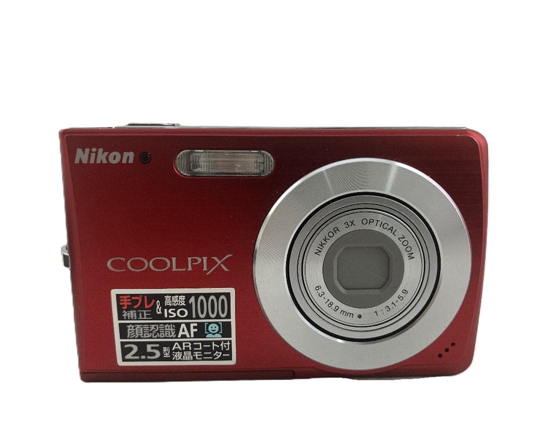 ◇Nikon ニコン COOLPIX S200 コンパクトデジタルカメラ レッド