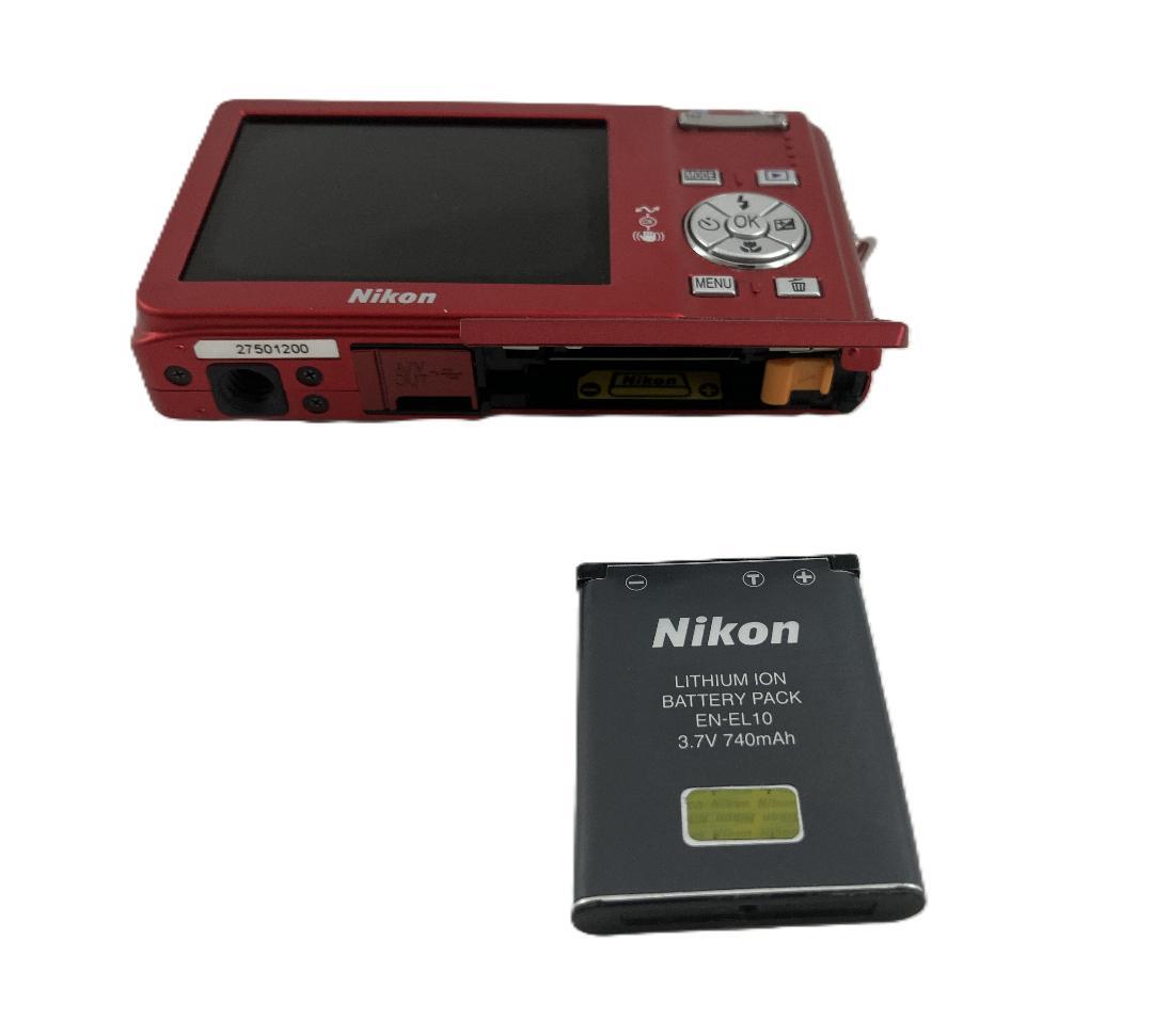 ◇Nikon ニコン COOLPIX S200 コンパクトデジタルカメラ レッド