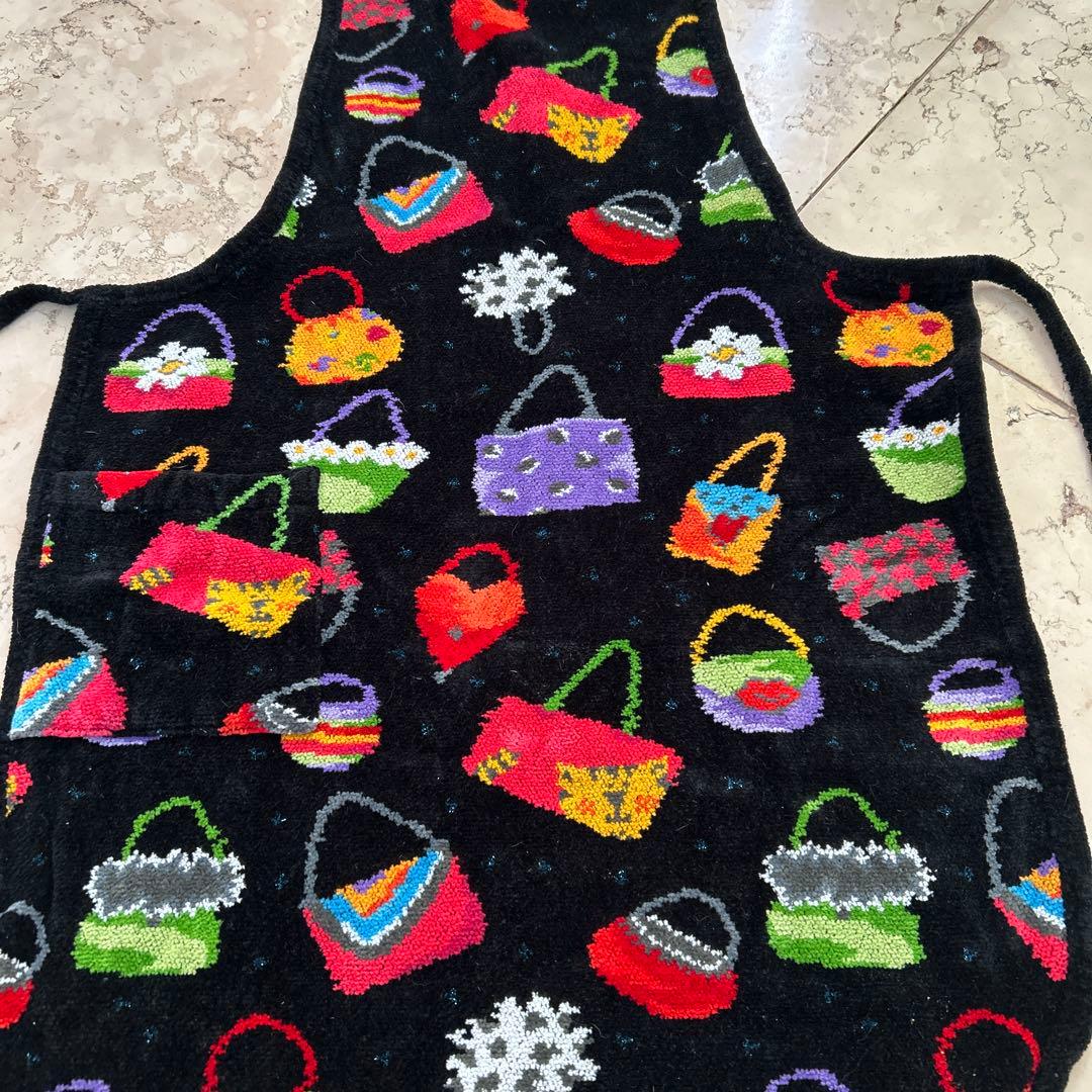 フェイラー　バッグ柄エプロン　未使用