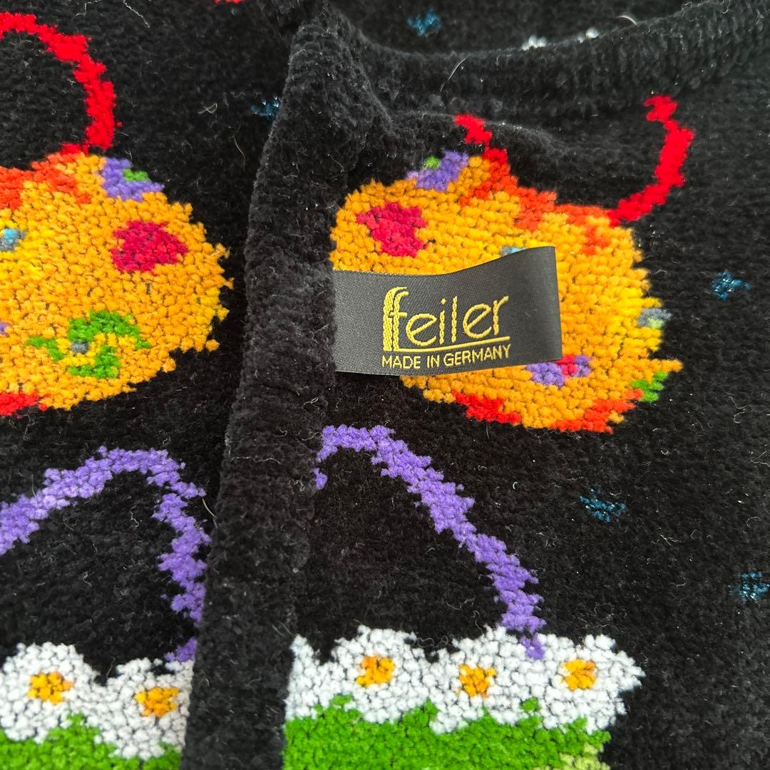 フェイラー　バッグ柄エプロン　未使用