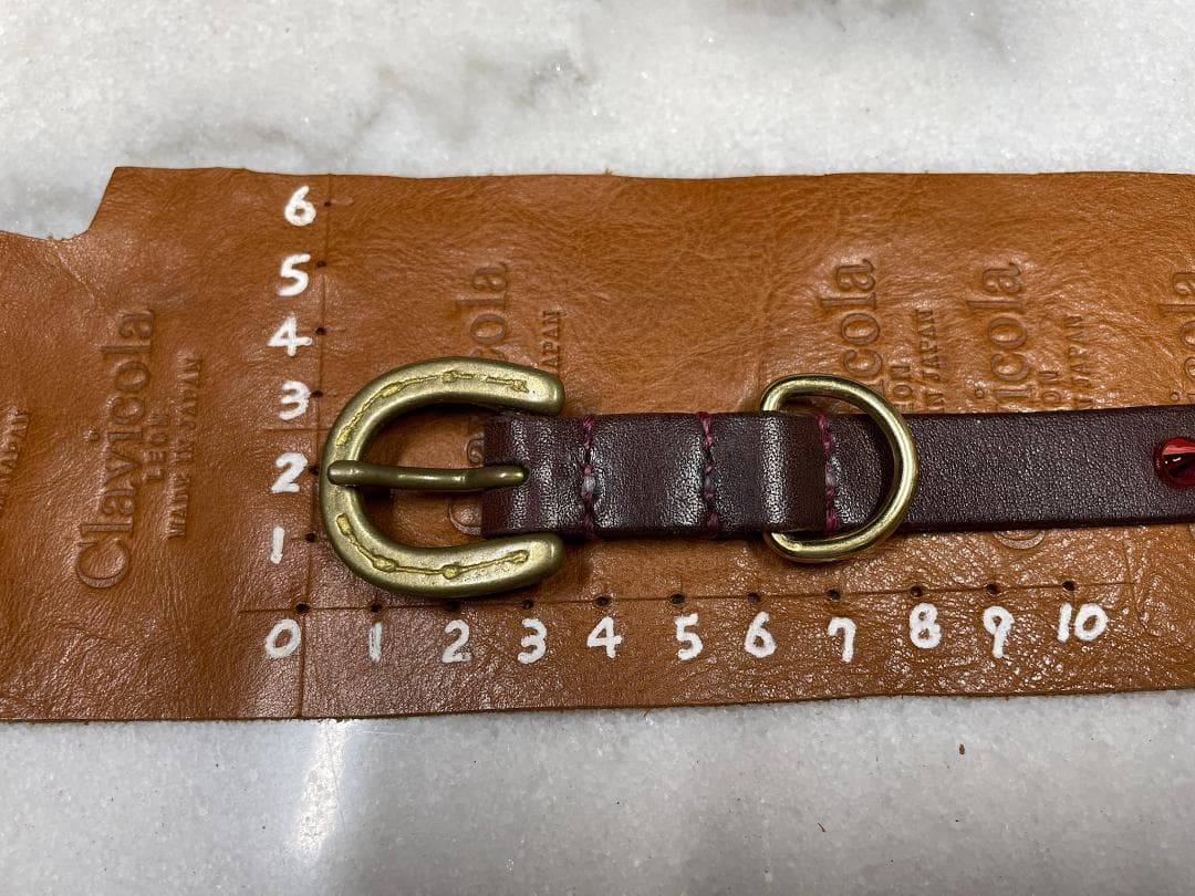 【CDO-NUBG15RCCP〈SB〉】犬の首輪〈サイズ「XS」〉牛革　人気