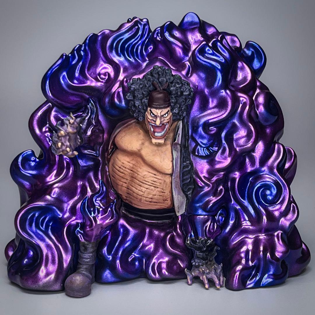 猫*田様 リペイント ワンピース 貯金箱 黒ひげ フィギュア マーシャル・D・テ