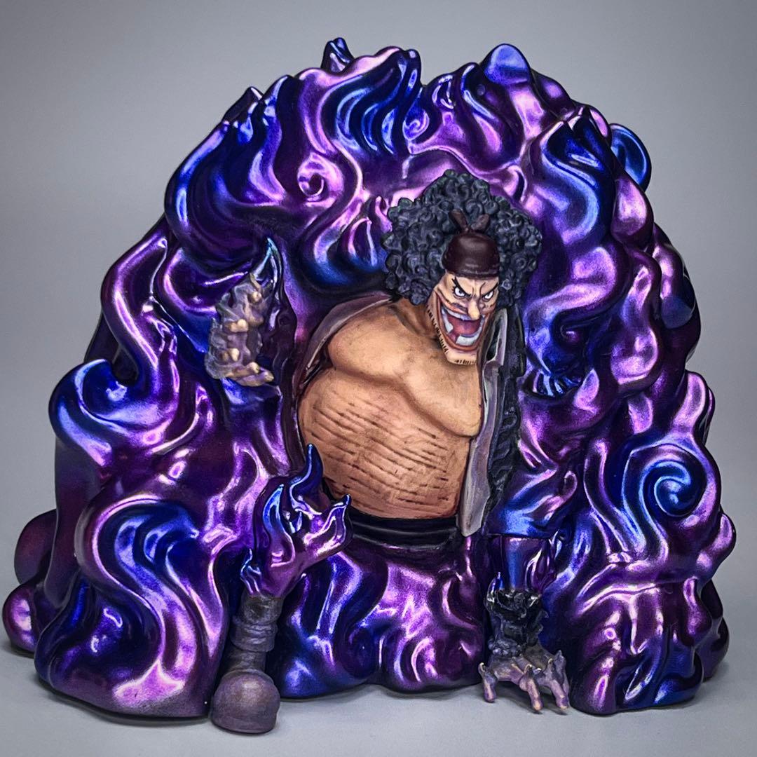 猫*田様 リペイント ワンピース 貯金箱 黒ひげ フィギュア マーシャル・D・テ