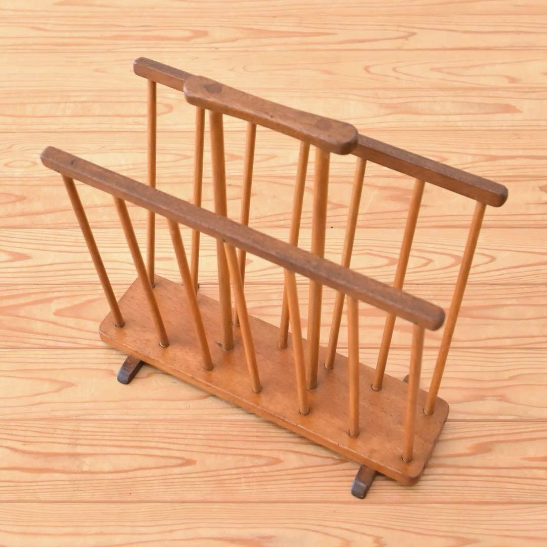 イギリス製　1960s マガジンラック　mid-century