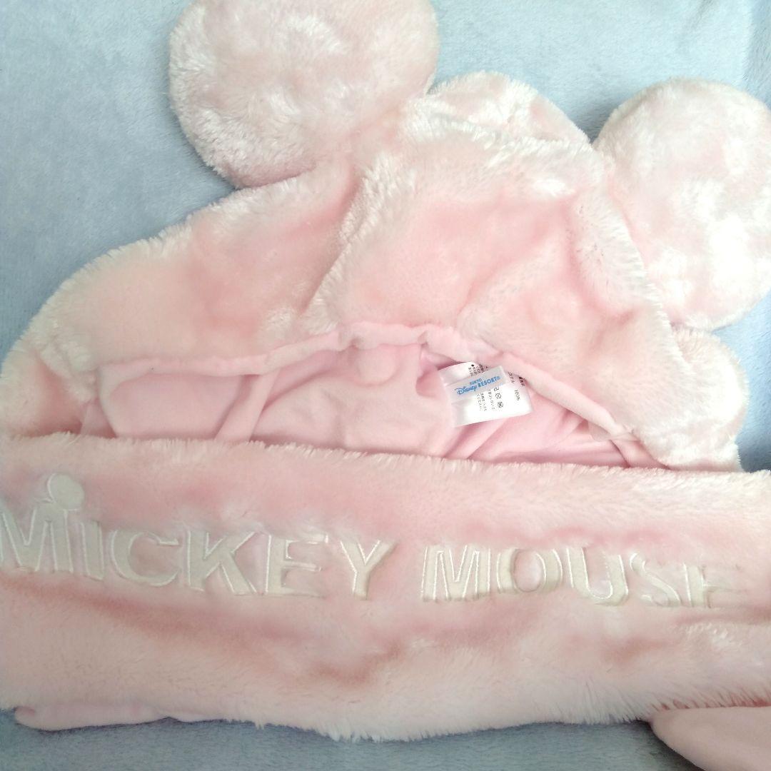 ミニー　ピンクファンキャップ　マフラー＆パルパルーザ　リボン２点セット　ミッキー