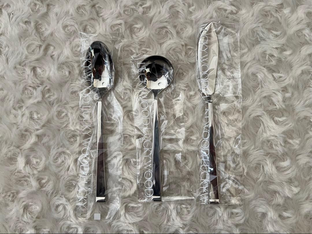 ラッキーウッド カトラリーセット　チロル　スプーンセット〈８本セット〉