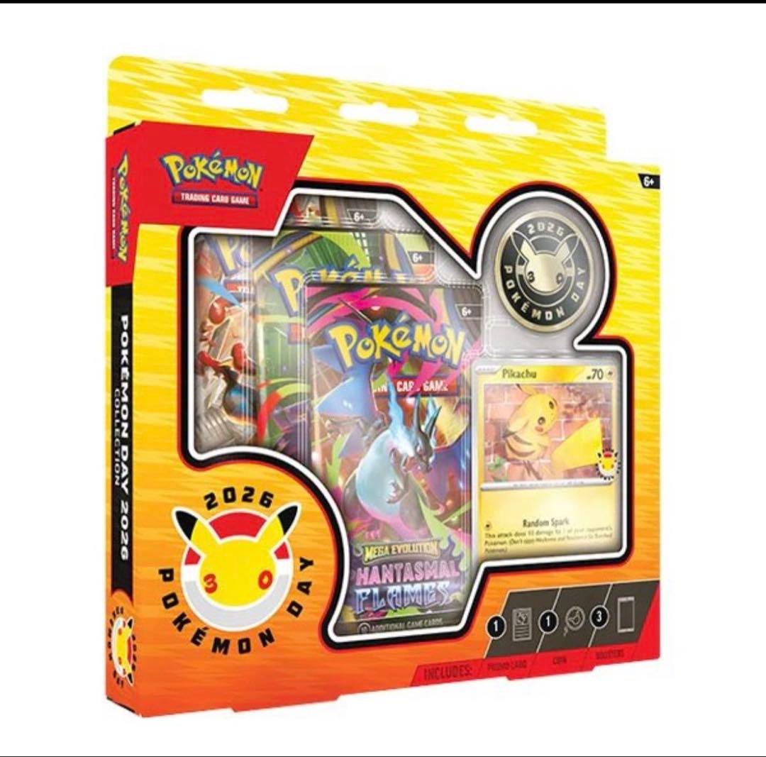 箱折れなし完備品ピカチュウpokemon day2026 30周年海外プロモ新品