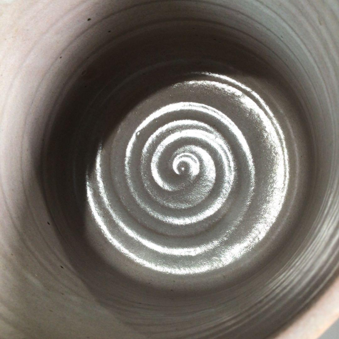 Ｐ１４５　水指　『高島邦山造』『絵唐津』『一重口水指』　共箱　茶道具