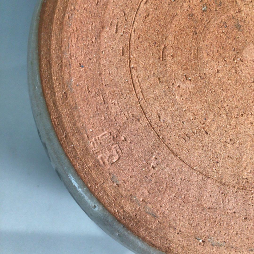 Ｐ１４５　水指　『高島邦山造』『絵唐津』『一重口水指』　共箱　茶道具