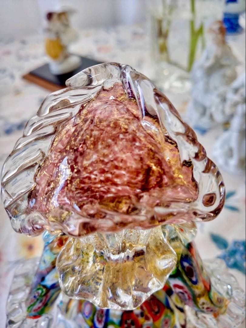 イタリア　ベネチアンガラス　フィギュリン　ムラーノ