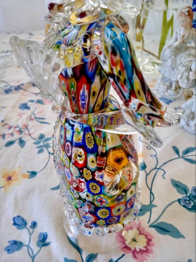 イタリア　ベネチアンガラス　フィギュリン　ムラーノ