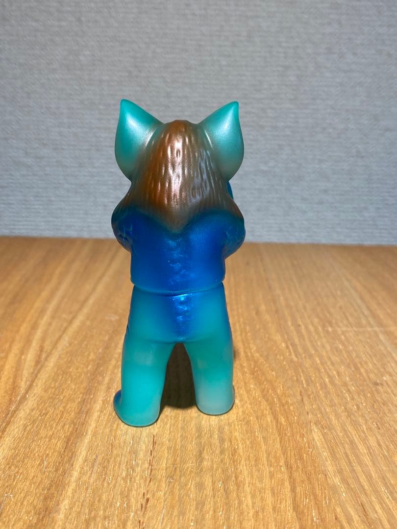 レア！ユーエストイズミニソフビ ビル箱怪獣シリーズ イカルス星人 ブルー