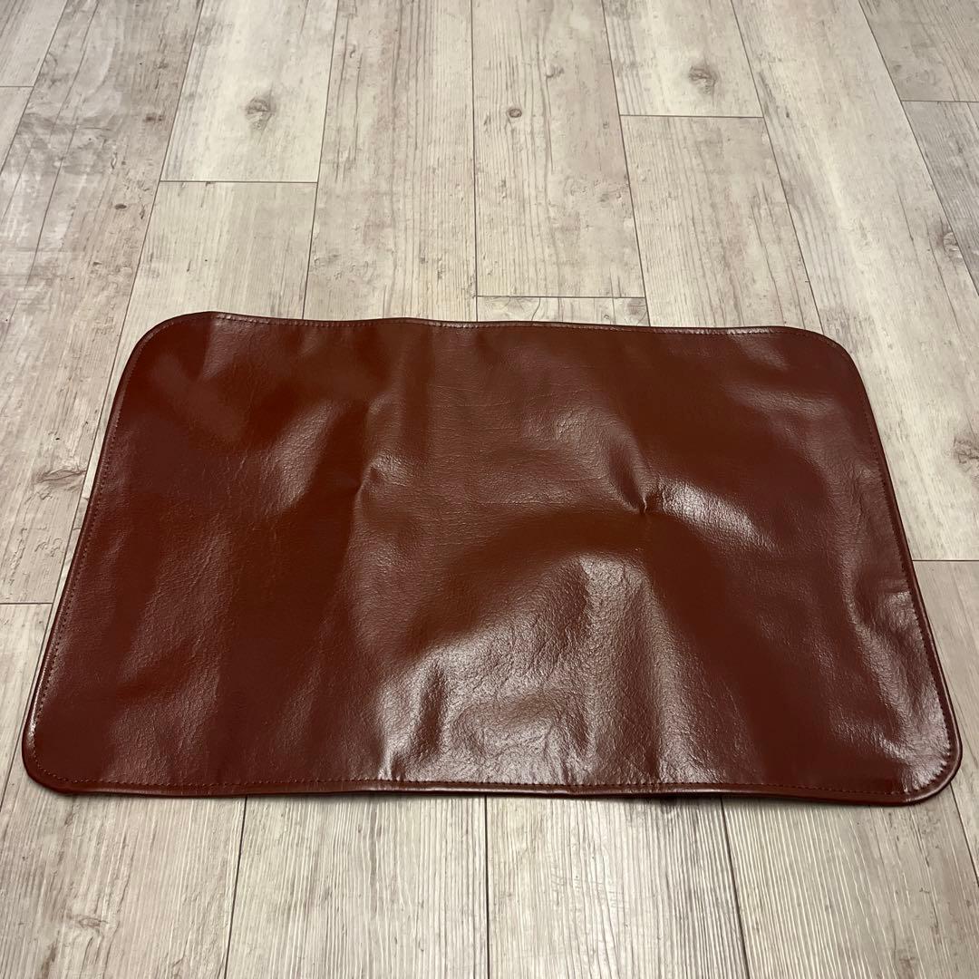 新品未使用 本革クッションカバー 40x60cm ブラウン