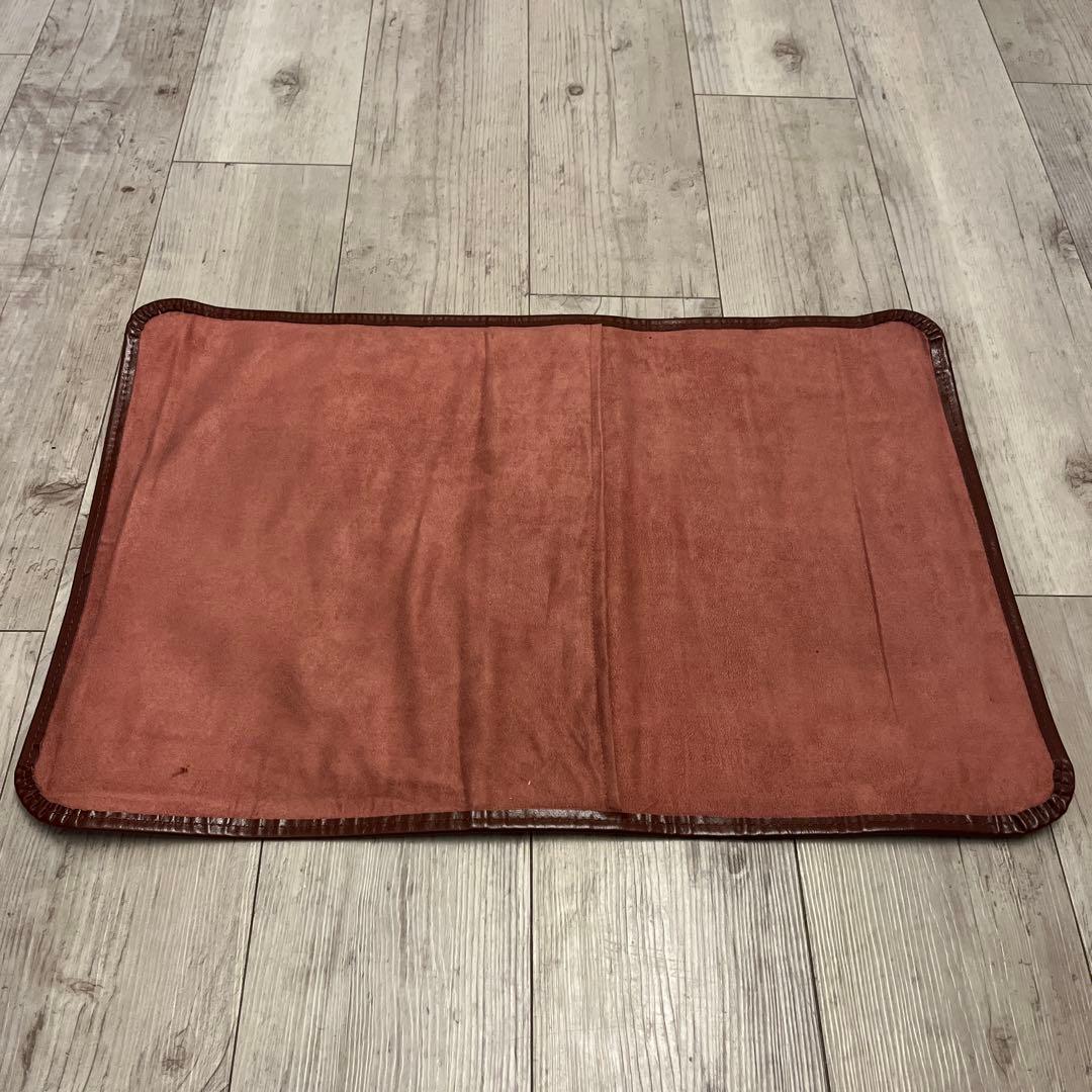 新品未使用 本革クッションカバー 40x60cm ブラウン