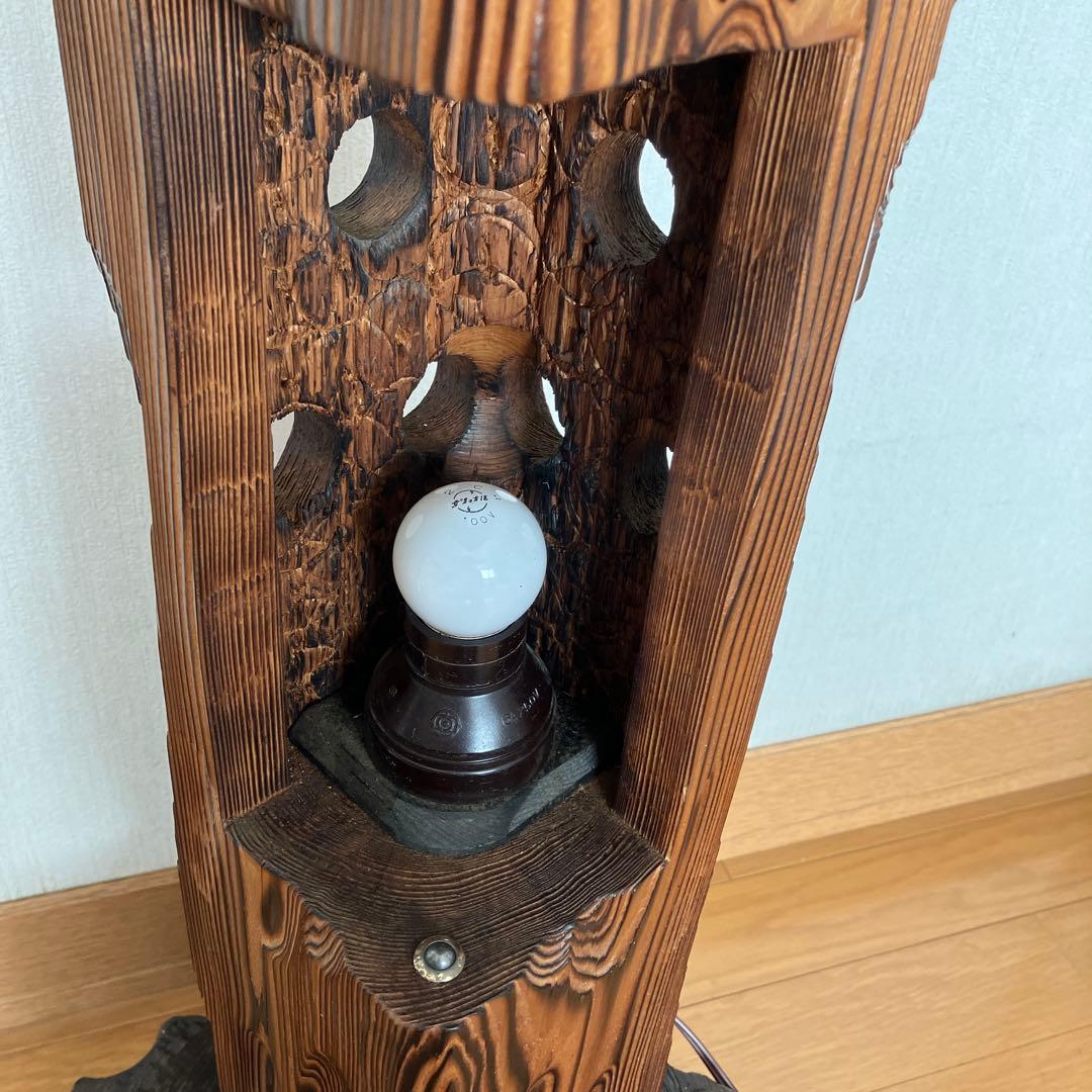 和風行灯照明 天然木