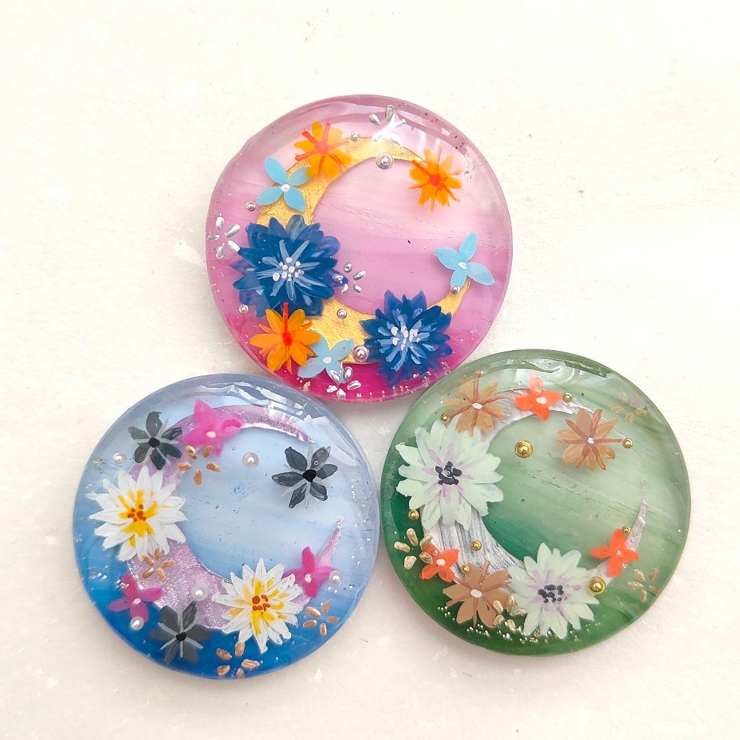 【899】ハンドメイド　レジン　ヘアゴム　ポニーフック