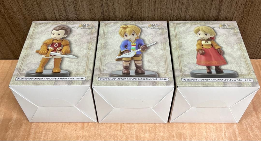 ファイナルファンタジータクティクス ミニチュアフィギュアコレクション 全3種類