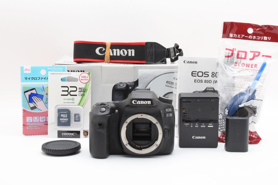スマホ転送OK⭐️Canon EOS 80D デジタル一眼レフ 元箱付♪