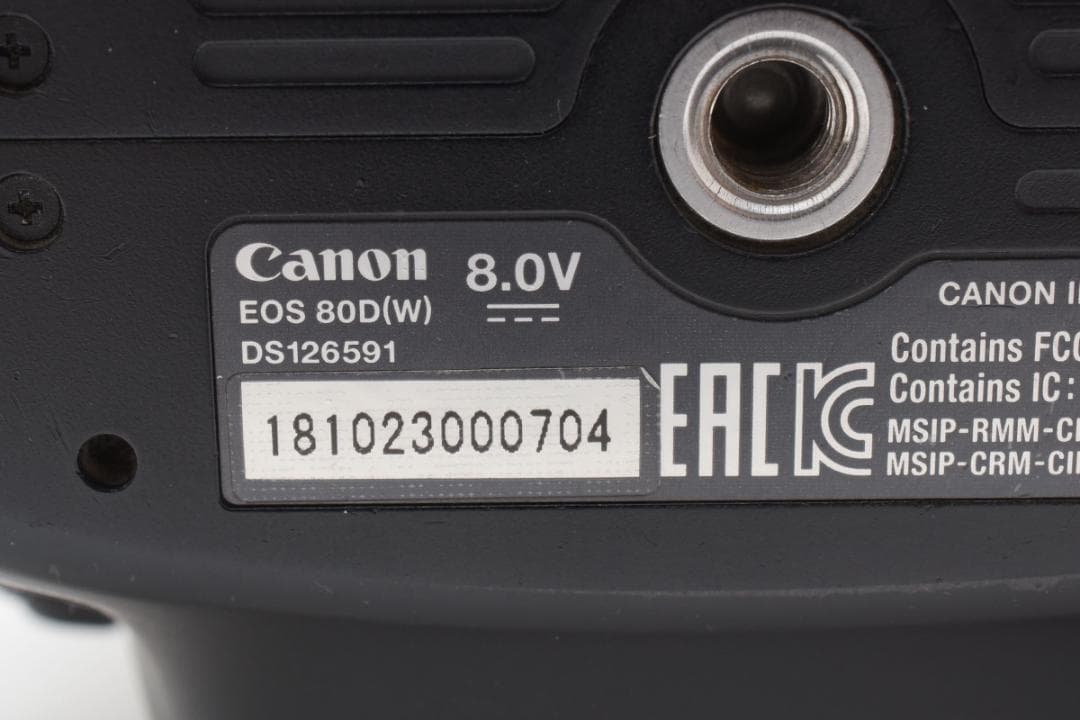 スマホ転送OK⭐️Canon EOS 80D デジタル一眼レフ 元箱付♪