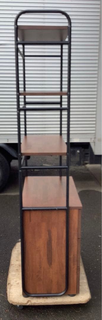 あずき 幅74cm ニトリ チェストラック ダンテ2 ディスプレイラック