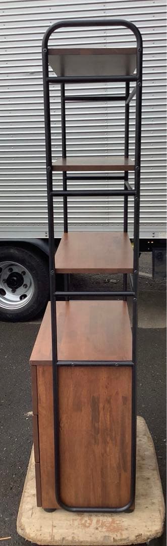 あずき 幅74cm ニトリ チェストラック ダンテ2 ディスプレイラック