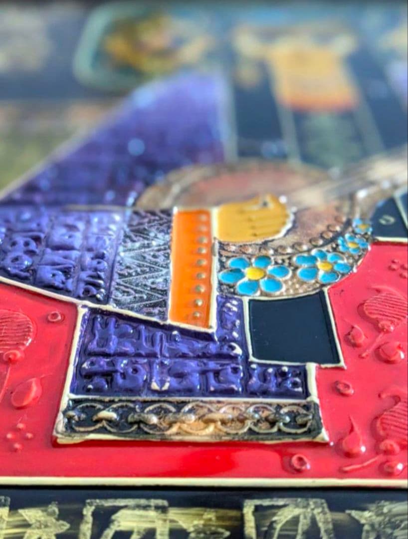 木製フレーム レリーフ 壁掛け イラン製 ペルシヤ