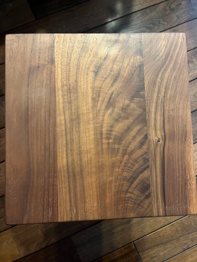 ■スツール★ウォールナット椅子★チェア★高さ約46.５センチ美品