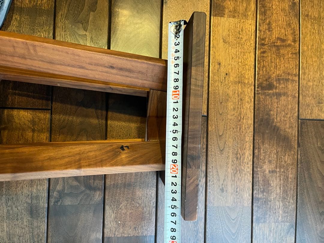 ■スツール★ウォールナット椅子★チェア★高さ約46.５センチ美品